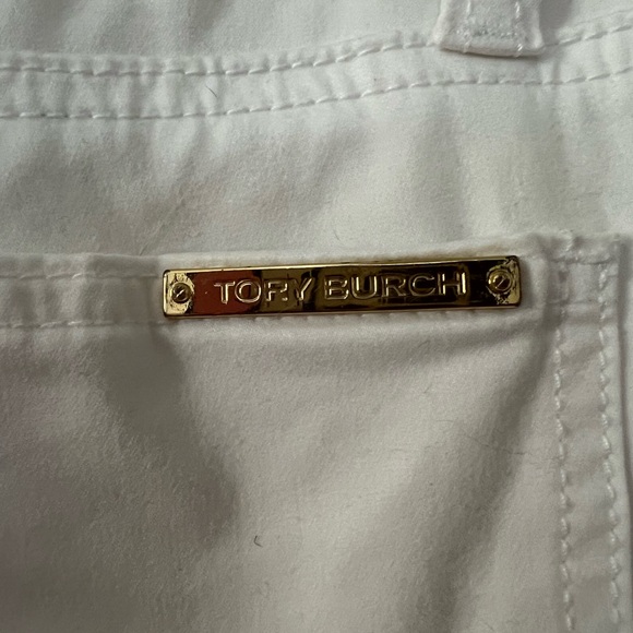 Tory Burch White Straight Leg Pants - Picture 5 of 5